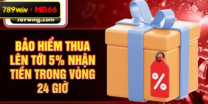 Bảo hiểm thua lên tới 5% nhận tiền trong vòng 24 giờ Bảo hiểm thua lên tới 5% nhận tiền trong vòng 24 giờ
