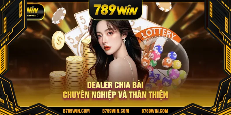 Nhân viên chia bài chuyên nghiệp và thân thiện Nhân viên chia bài chuyên nghiệp và thân thiện